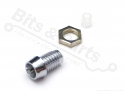 LED fitting/armatuur  3mm metaal chrome